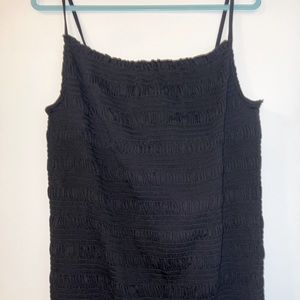 Strappy black H & M short black dress